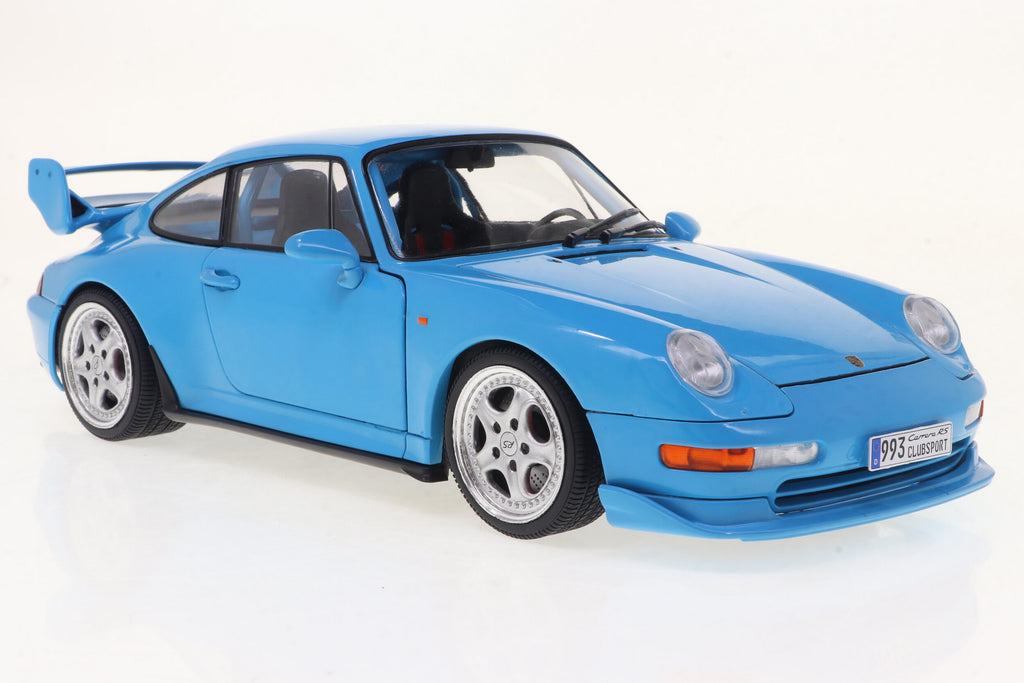 1997 Porsche 911 (993) Clubsport Riviera Blue Diecast 1:18 Scale Model - Solido S1810101