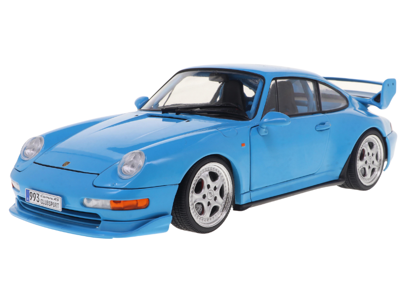 1997 Porsche 911 (993) Clubsport Riviera Blue Diecast 1:18 Scale Model - Solido S1810101