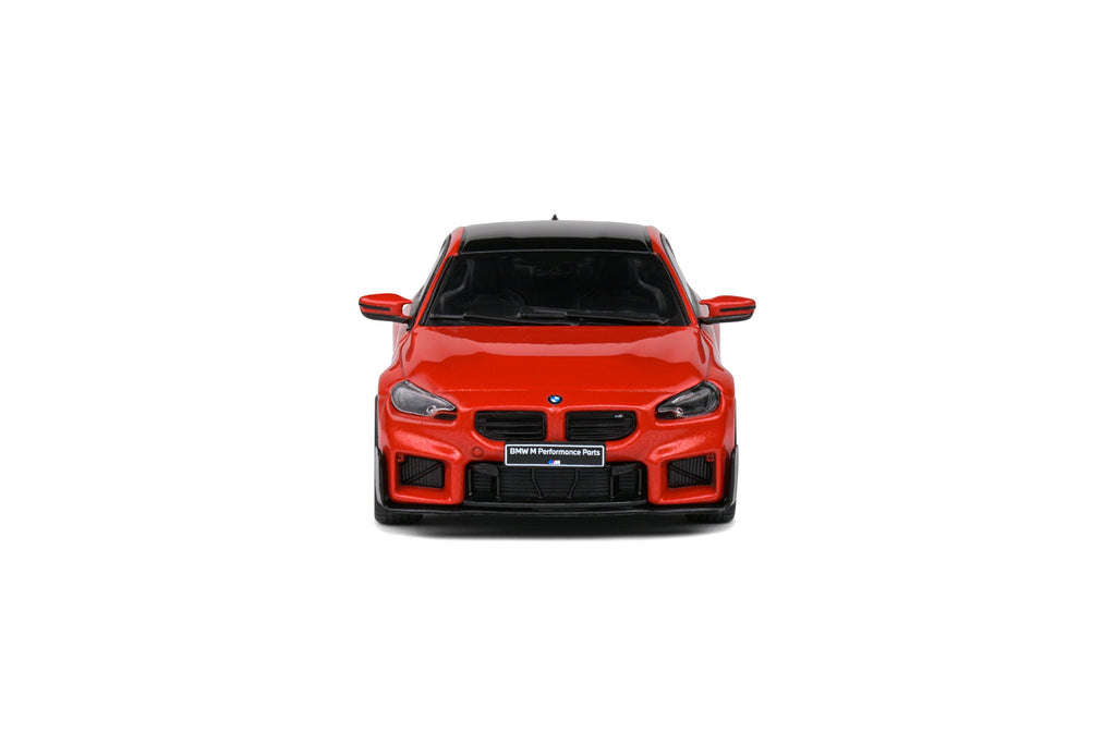 2023 BMW M2 M Performance Toronto Red Metallic w/ Black Top Diecast 1:43 Scale Model - Solido S4314602