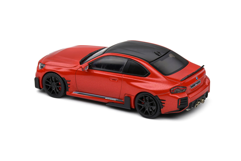 2023 BMW M2 M Performance Toronto Red Metallic w/ Black Top Diecast 1:43 Scale Model - Solido S4314602