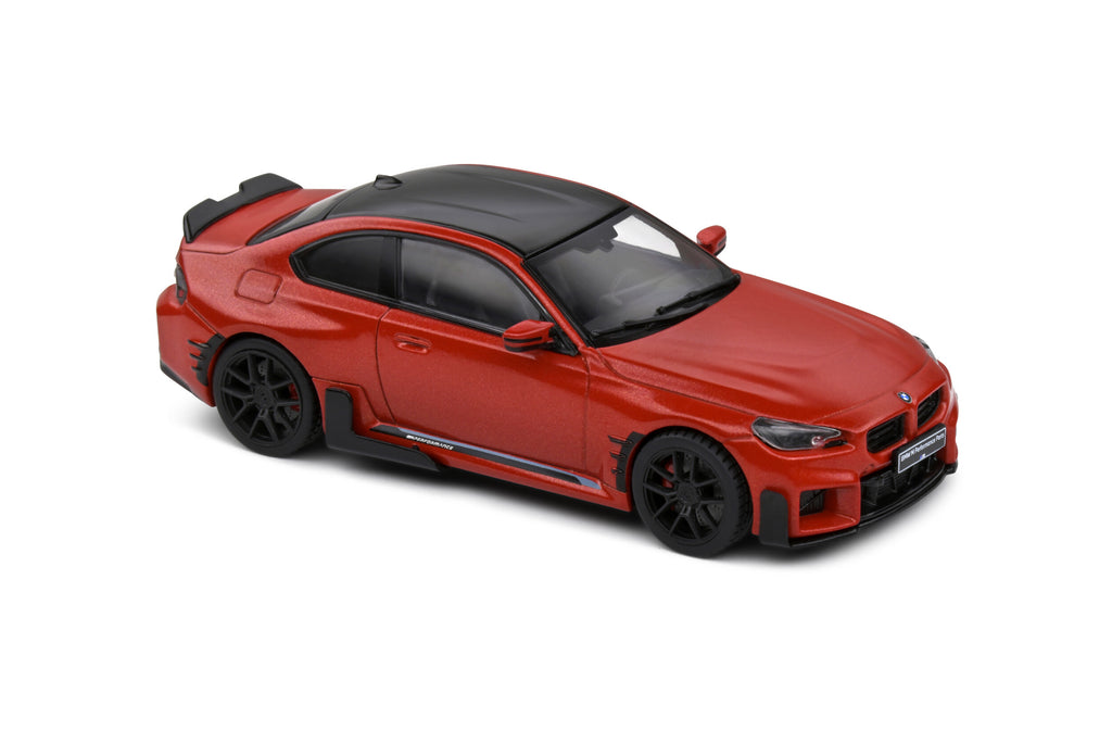 2023 BMW M2 M Performance Toronto Red Metallic w/ Black Top Diecast 1:43 Scale Model - Solido S4314602