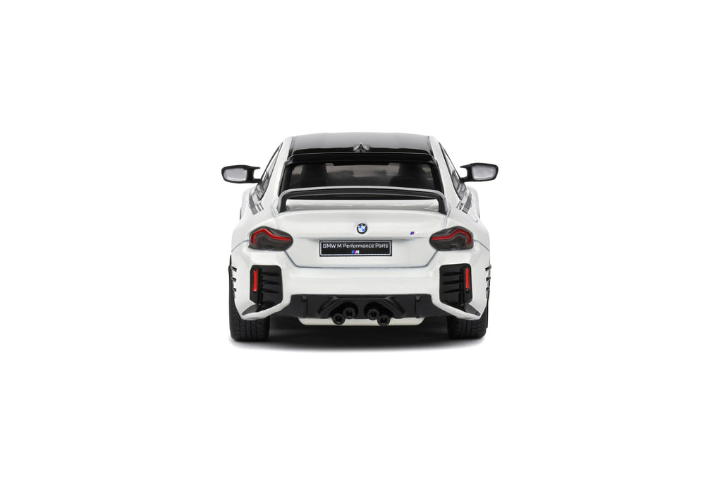 2023 BMW M2 M Performance Alpine White w/ Black Top Diecast 1:43 Scale Model - Solido S4314603