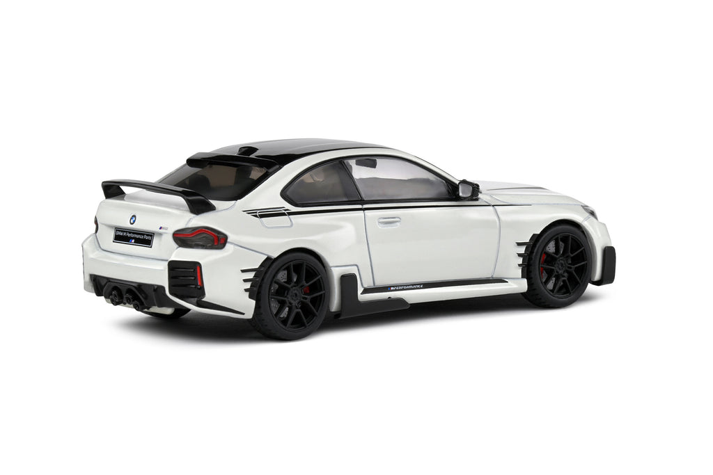 2023 BMW M2 M Performance Alpine White w/ Black Top Diecast 1:43 Scale Model - Solido S4314603