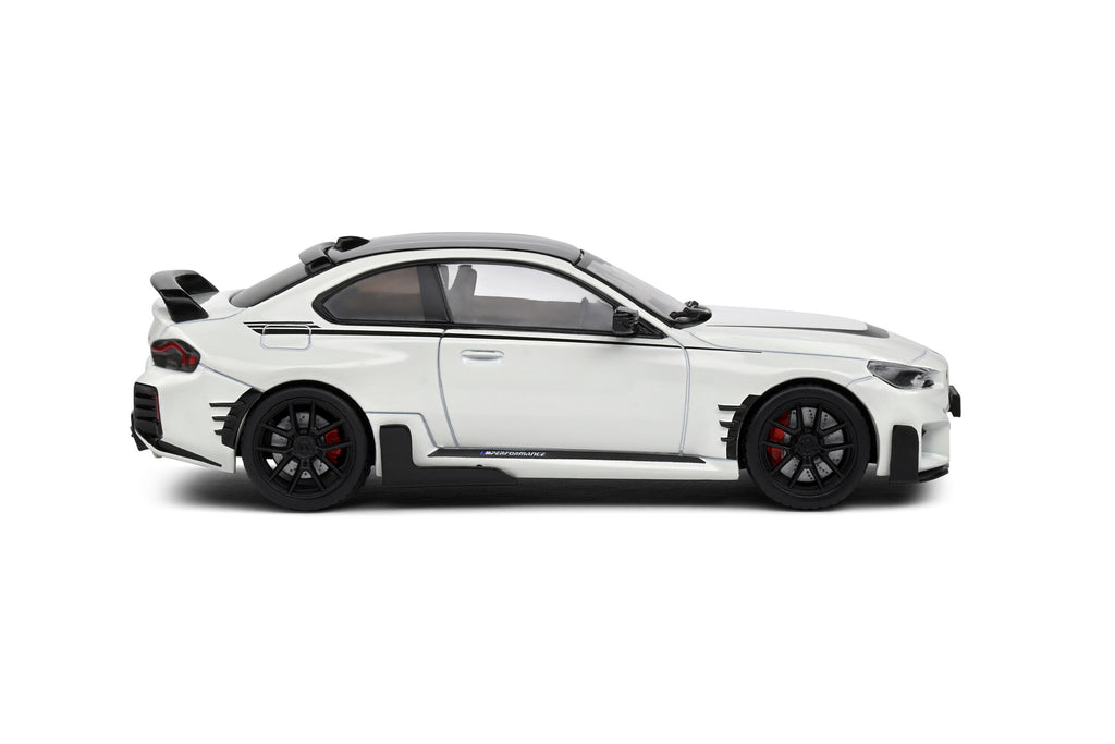 2023 BMW M2 M Performance Alpine White w/ Black Top Diecast 1:43 Scale Model - Solido S4314603