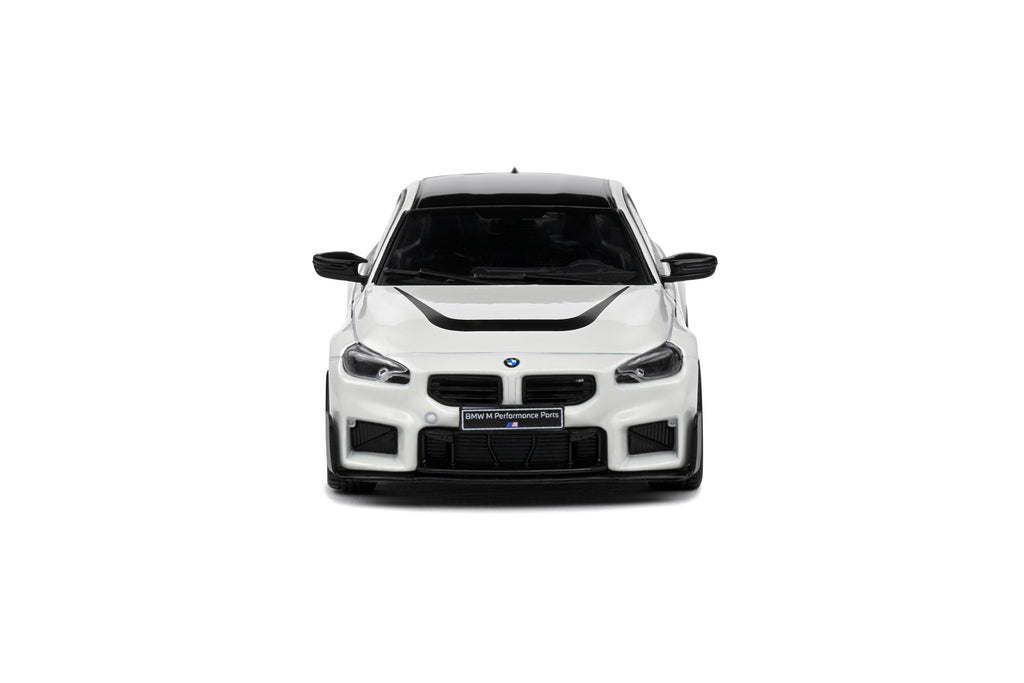 2023 BMW M2 M Performance Alpine White w/ Black Top Diecast 1:43 Scale Model - Solido S4314603