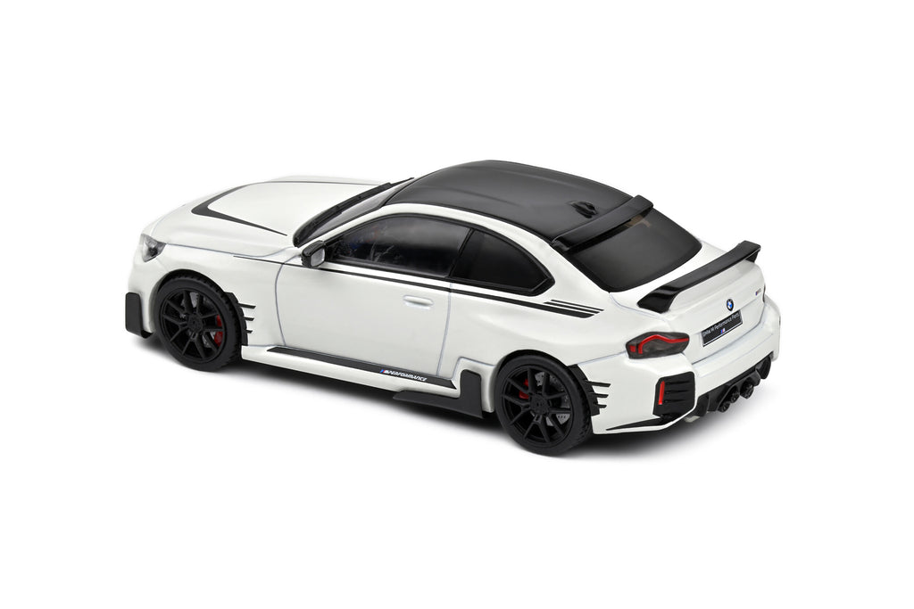 2023 BMW M2 M Performance Alpine White w/ Black Top Diecast 1:43 Scale Model - Solido S4314603