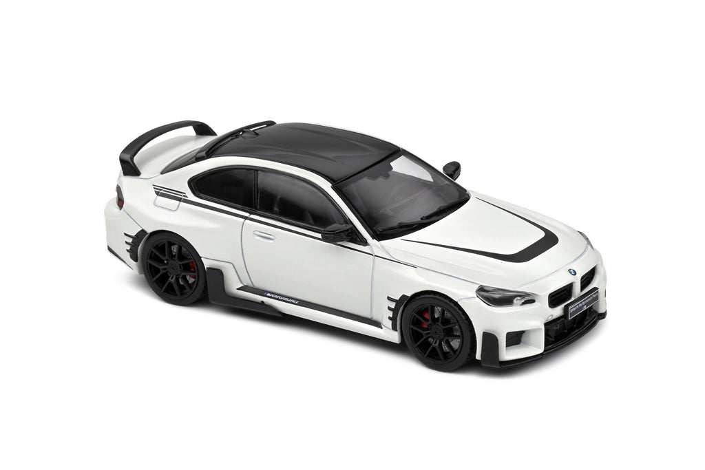 2023 BMW M2 M Performance Alpine White w/ Black Top Diecast 1:43 Scale Model - Solido S4314603