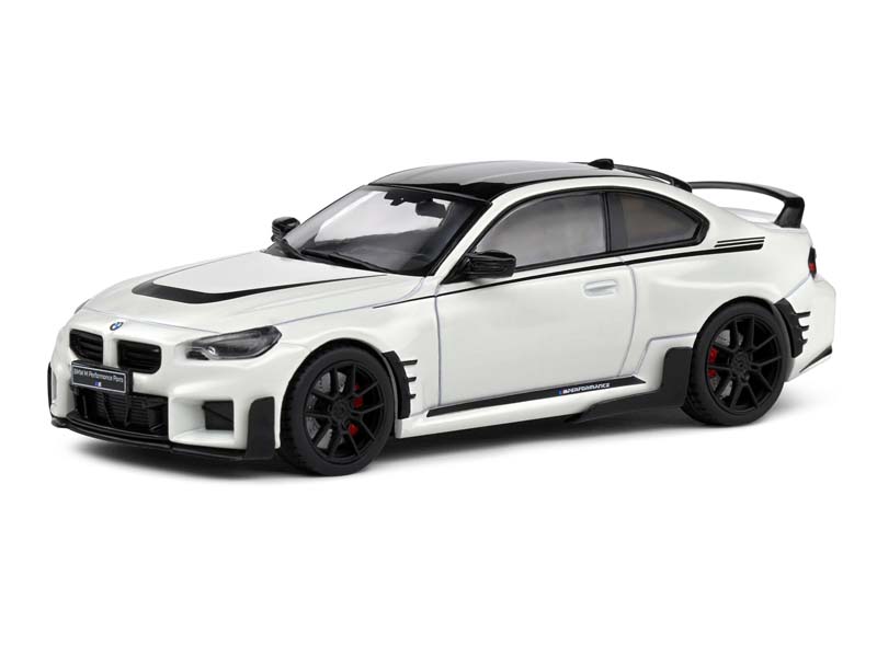 2023 BMW M2 M Performance Alpine White w/ Black Top Diecast 1:43 Scale Model - Solido S4314603