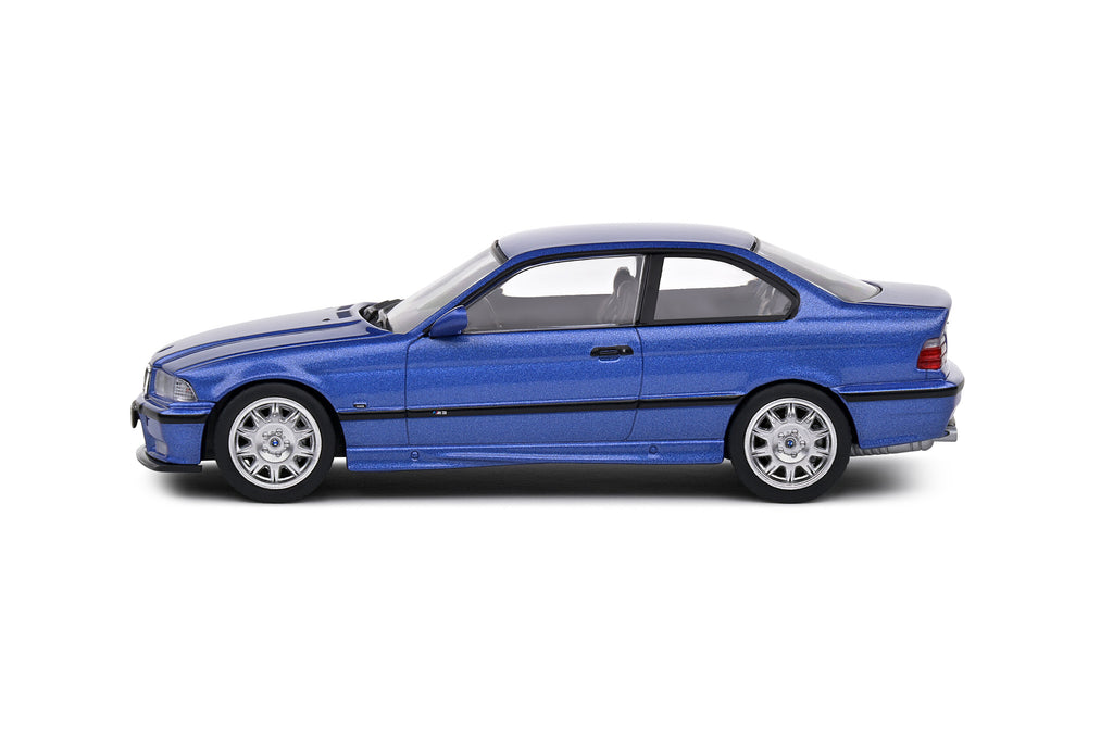 1999 BMW E36 Coupe M3 - Estoril Blue Diecast 1:43 Scale Model - Solido S4315202