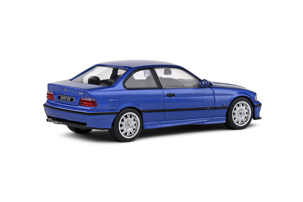 1999 BMW E36 Coupe M3 - Estoril Blue Diecast 1:43 Scale Model - Solido S4315202