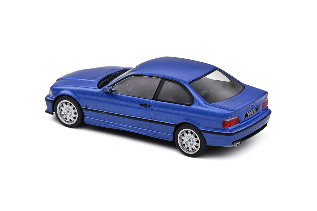 1999 BMW E36 Coupe M3 - Estoril Blue Diecast 1:43 Scale Model - Solido S4315202