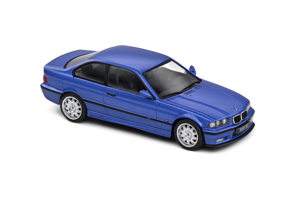 1999 BMW E36 Coupe M3 - Estoril Blue Diecast 1:43 Scale Model - Solido S4315202