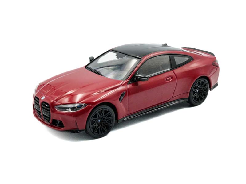 2023 BMW M4 Competition Imola Red Diecast 1:43 Scale Model - Solido S4316001