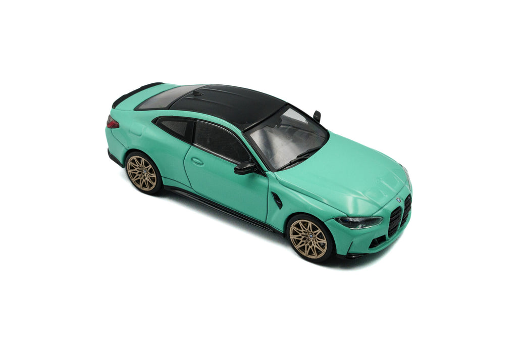 2023 BMW M4 Competition Mint Green Diecast 1:43 Scale Model - Solido S4316002