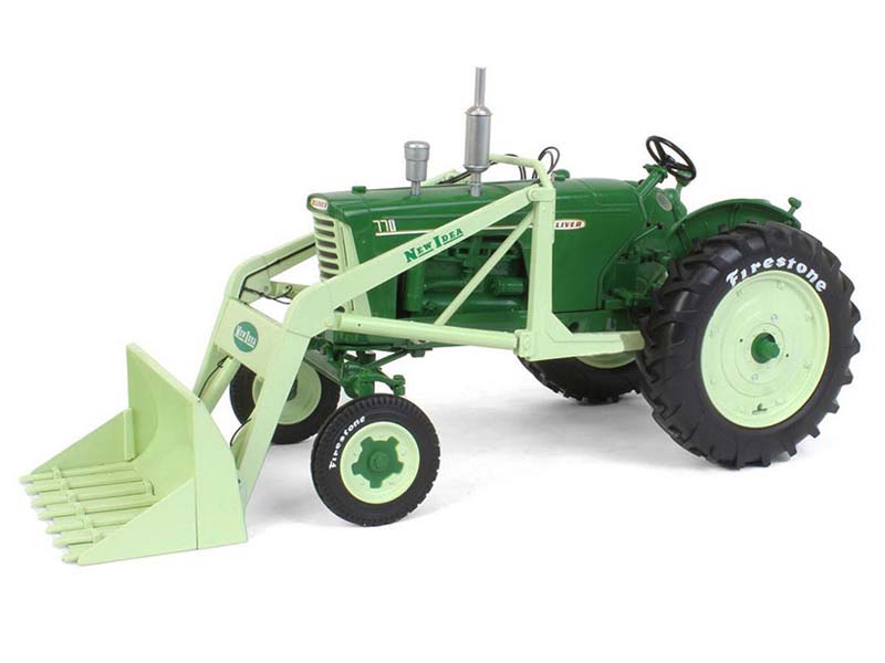 Oliver 770 Wide-Front Tractor w/ New Idea Front Loader Diecast 1:16 Scale Model - Spec Cast SCT901