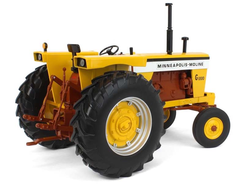 Minneapolis Moline G1000 2WD Tractor w/ Brown Frame Diecast 1:16 Scale Model - Spec Cast SCT933