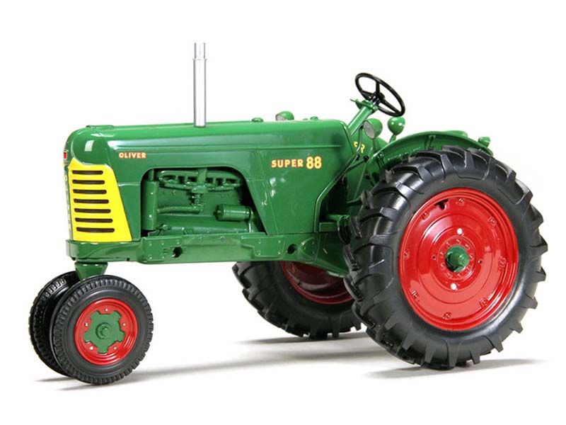 Oliver Super 88 Narrow-Front Gas Tractor w/ Red Wheels Diecast