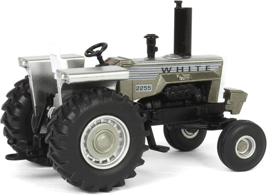 White 2255 Open Station Single Rear Tractor - Gray Diecast 1:64 Scale Model - SpecCast SCT974