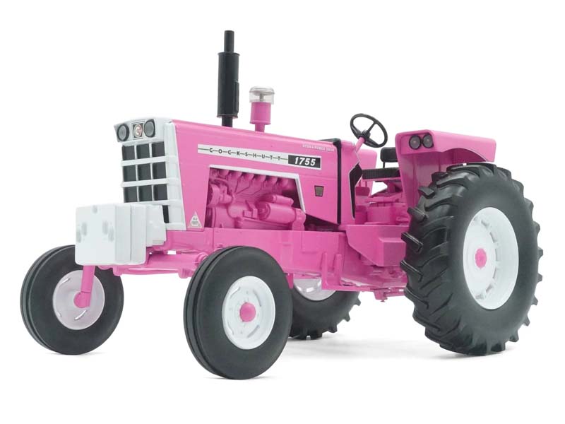 Pink Cockshutt 1755 Open Station Tractor w/ Wide Front Diecast 1:16 Scale Model - Spec Cast SCT980