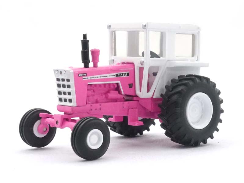 Pink Cockshutt 1755 Tractor w/ Wide Front & Cab Diecast 1:64 Scale Model - Spec Cast SCT983