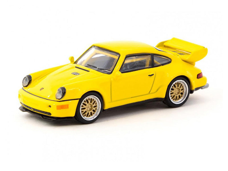 Porsche 911 RSR 3.8 Yellow (Collab64) Diecast 1:64 Scale Model - Tarmac Works x Schuco T64S-003-YL