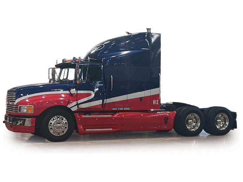 PRE-ORDER 1990 Ford Aeromax - Red and Blue Diecast 1:64 Scale Model - IXO U64TR015