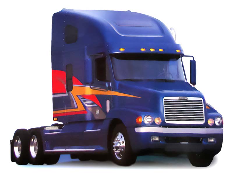 PRE-ORDER 2003 Freightliner Century Class 112 Sleeper - Blue Diecast 1:64 Scale Model - IXO U64TR025