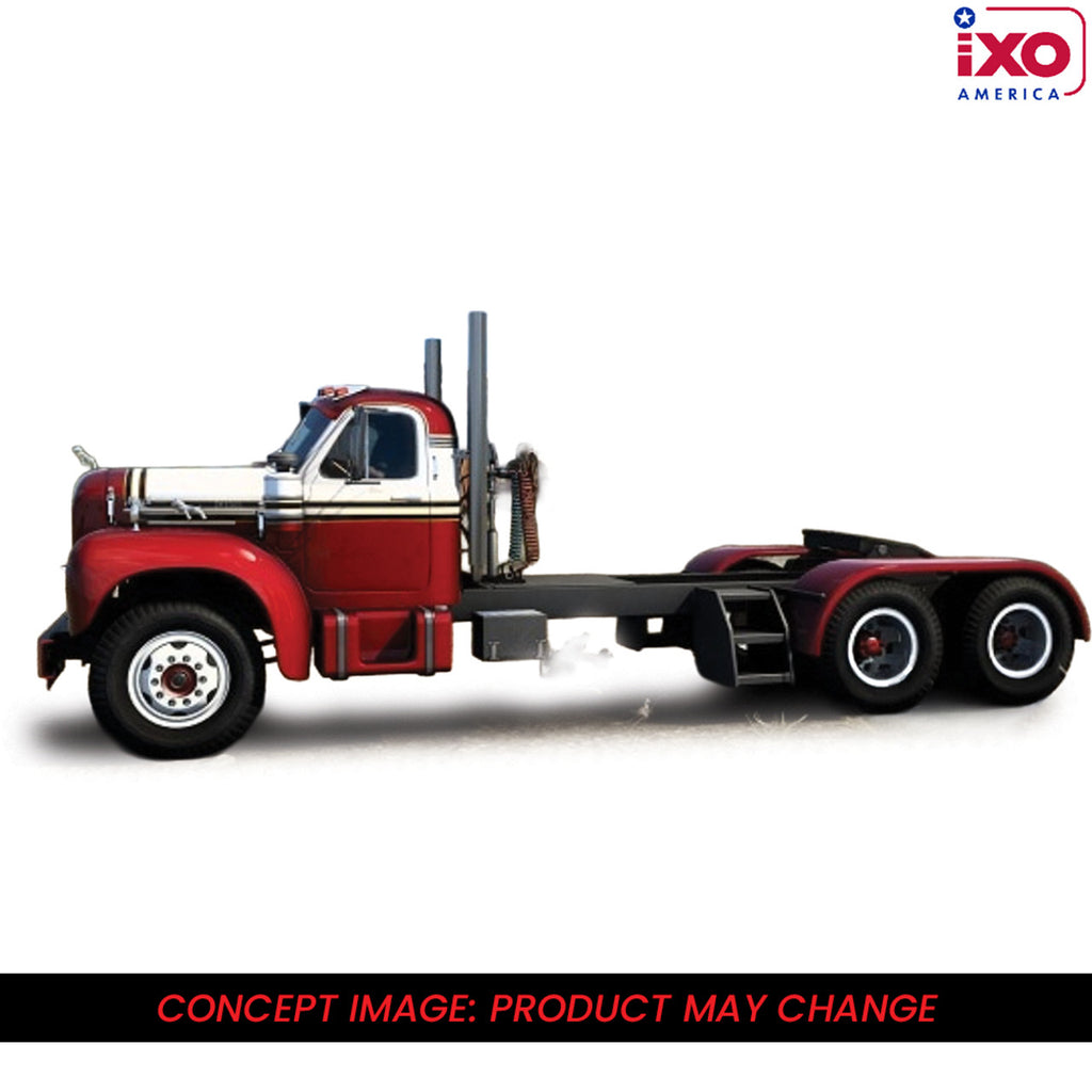 PRE-ORDER 1953 Mack B 61 w/ Tanker - Candy Red Stripes Diecast 1:64 Scale Model - IXO America U64TRTR007T