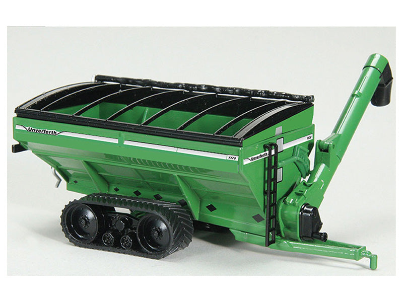 Unverferth 1120 Grain Cart w/ Tracks Green - Diecast 1:64 Scale Model - Spec Cast UBC018