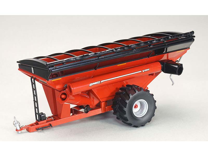 Brent V1300 Grain Cart w/ Flotation Tires - Red Diecast 1:64 Scale Model - Spec Cast UBC024