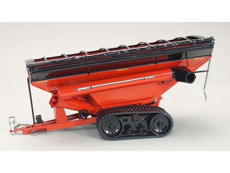 Brent V1300 Grain Cart w/ Tracks - Red Diecast 1:64 Scale Model - Spec Cast UBC025