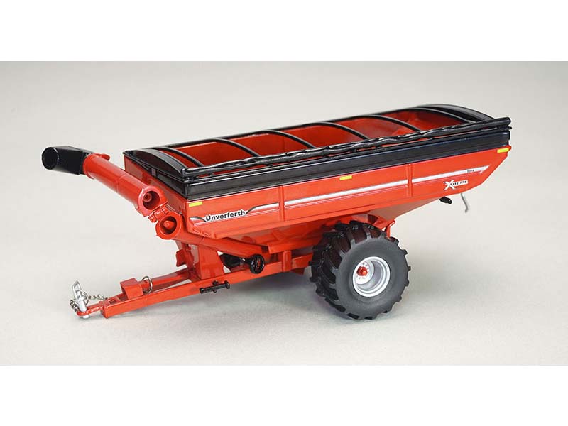 Unverferth X-Treme 1319 Grain Cart w/ Flotation Tires - Red Diecast 1:64 Scale Model - Spec Cast UBC026