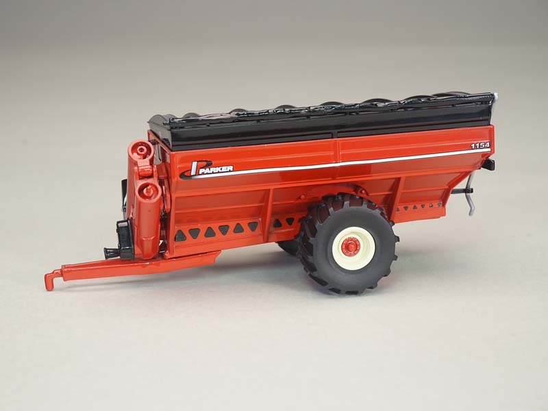 Parker 1154 Grain Cart w/ Flotation Tires - Red Diecast 1:64 Scale Model - Spec Cast UBC050
