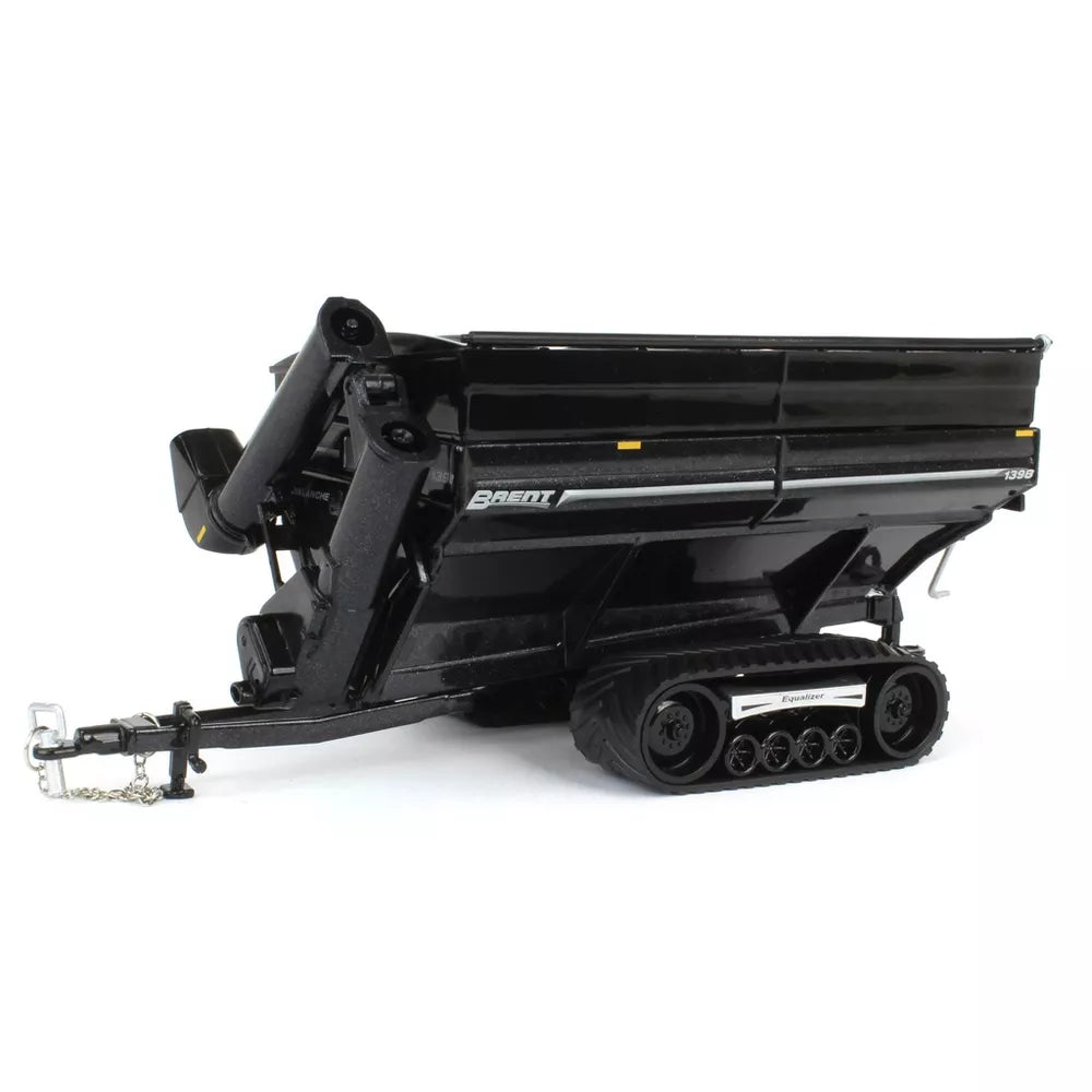 Brent 1398 Grain Cart w/ Equalizer Track - Metallic Black Diecast 1:64 Scale Model - Spec Cast UBC052