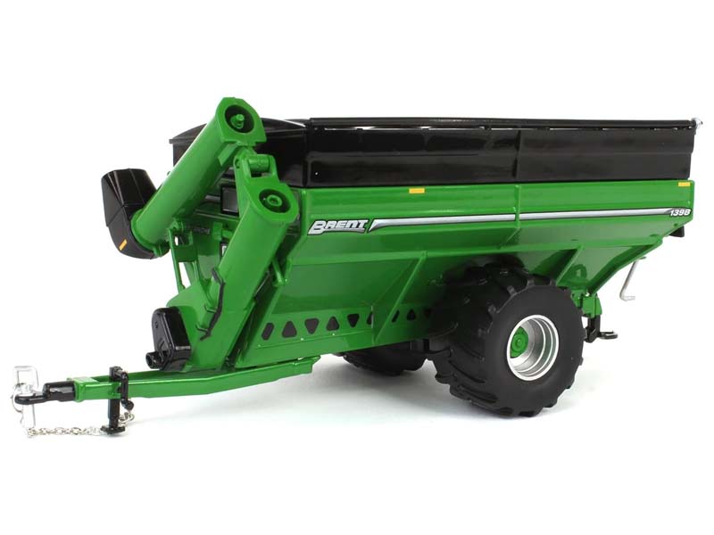 Brent 1398 Grain Cart w/ Flotation Tires - Green Diecast 1:64 Scale Model - SpecCast UBC062