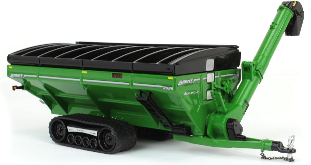 Brent 2098 Grain Cart w/ Equalizer Track - Green Diecast 1:64 Scale Model - SpecCast UBC065