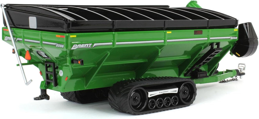 Brent 2098 Grain Cart w/ Equalizer Track - Green Diecast 1:64 Scale Model - SpecCast UBC065