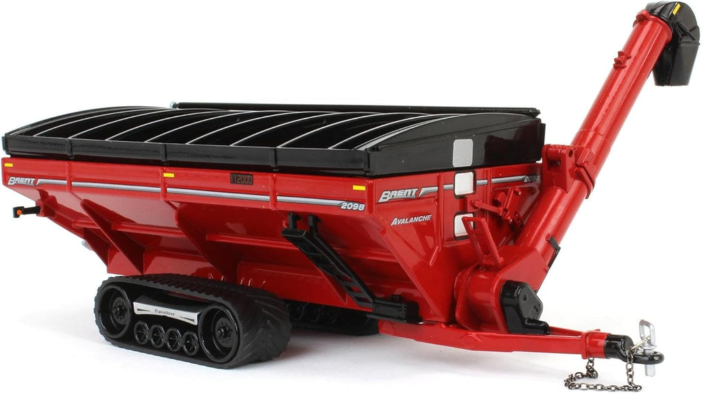 Brent 2098 Grain Cart w/ Equalizer Track - Red Diecast 1:64 Scale Model - SpecCast UBC066