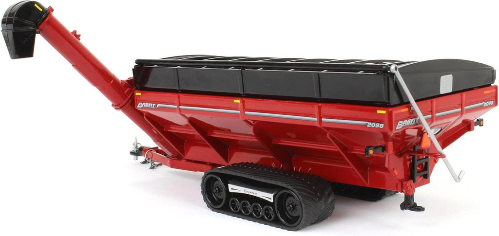 Brent 2098 Grain Cart w/ Equalizer Track - Red Diecast 1:64 Scale Model - SpecCast UBC066