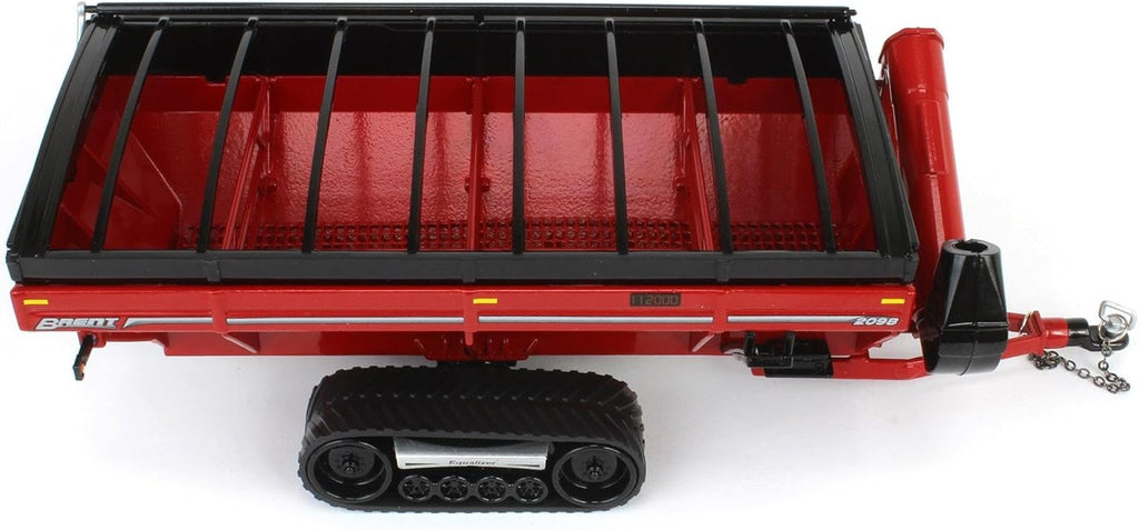 Brent 2098 Grain Cart w/ Equalizer Track - Red Diecast 1:64 Scale Model - SpecCast UBC066