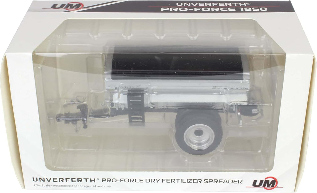 Unverferth Pro-Force 1850 Dry Fertilizer Applicator w/ Duals Diecast 1:64 Scale Model - SpecCast UBC072