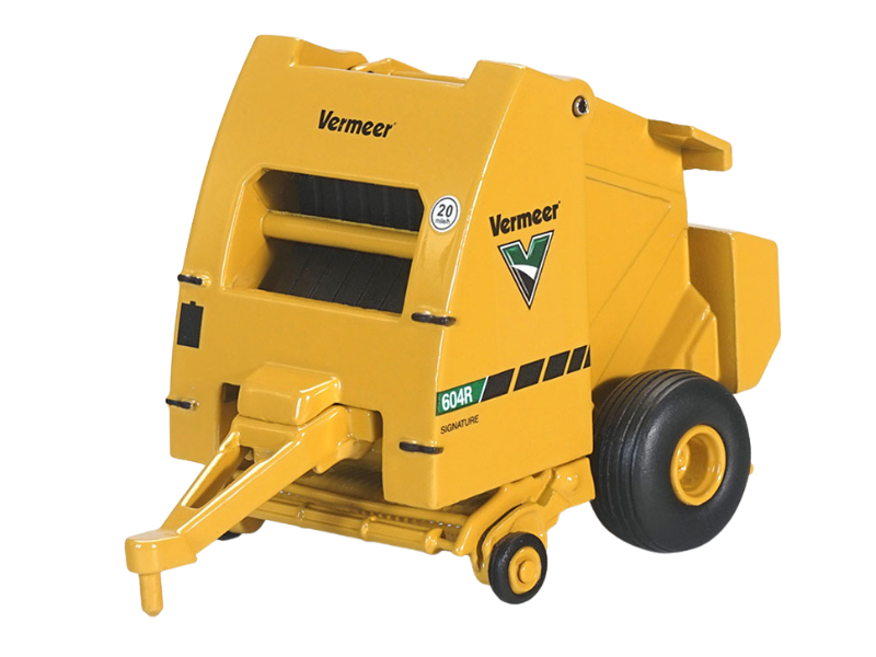 Vermeer 604R Round Baler w/ Bale Diecast 1:64 Scale Model - SpecCast VMR007