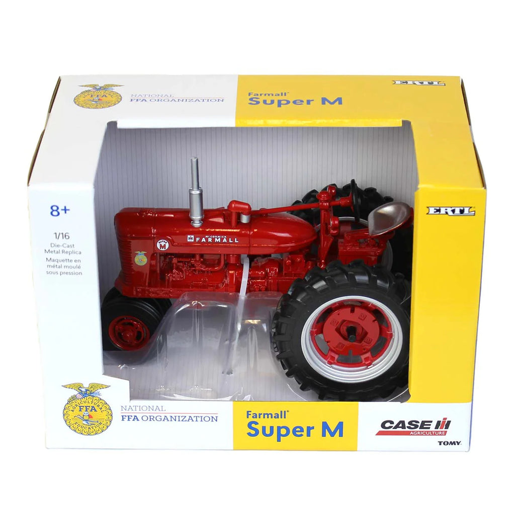 Case IH Farmall Super M Narrow Front w/ FFA Logo Diecast 1:16 Scale Model - ERTL ZFN44269