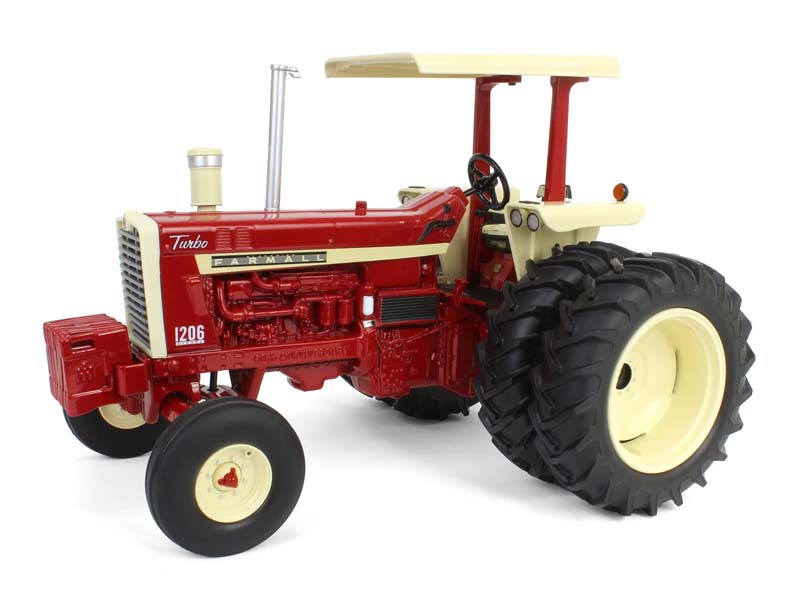 Case IH Farmall 1206 w/ Rear Duals & Canopy 60th Anniversary Edition (Prestige Collection) Diecast 1:16 Scale Model - ERTL ZFN44416