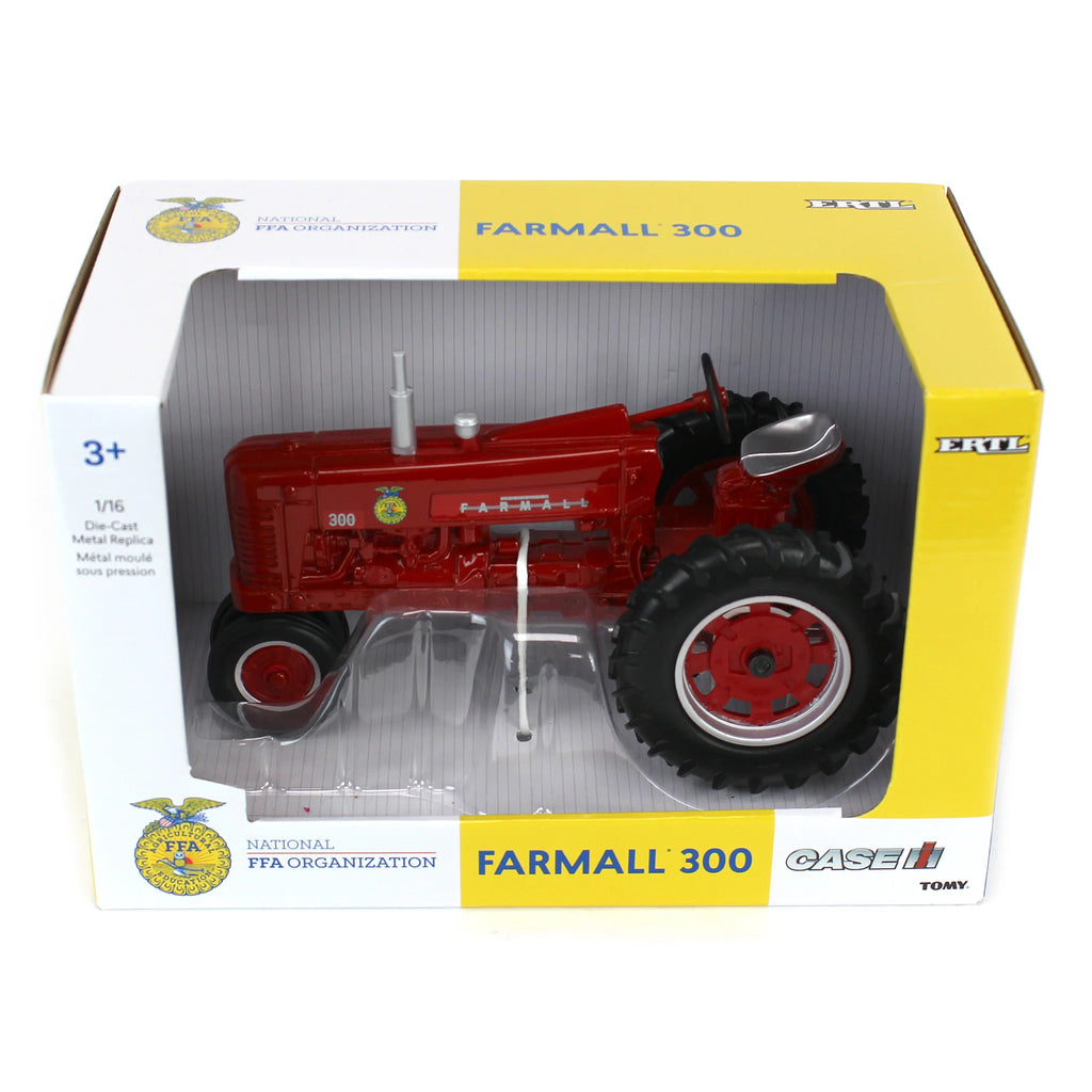 Farmall 300 Narrow Front Tractor w/ FFA Logo Diecast 1:16 Scale Model - ERTL ZFN44426