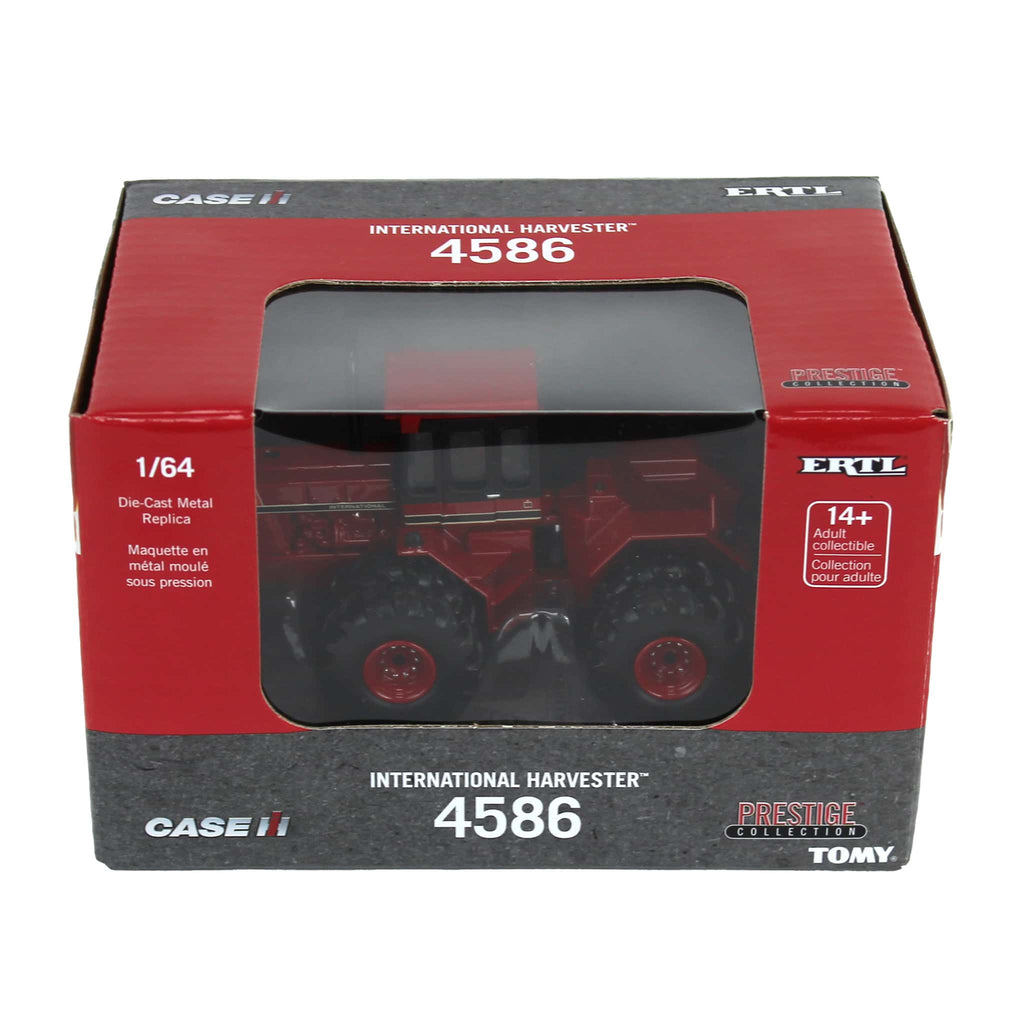 Case IH International Harvester 4586 Tractor w/ Front & Rear Duals (Prestige Collection) Diecast 1:64 Scale Model - ERTL ZFN44438