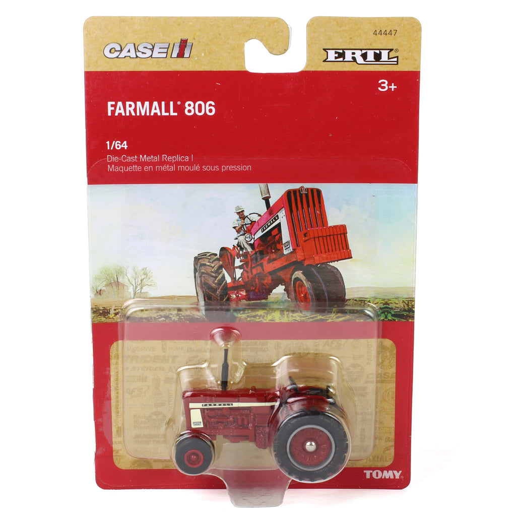 Case IH Farmall 806 w/ Clamshell Fenders Diecast 1:64 Scale Model - ERTL ZFN44447