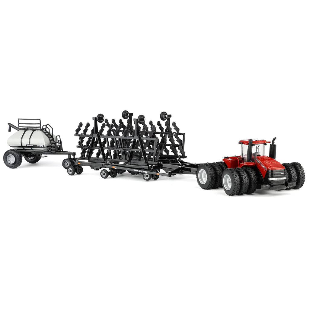 Case IH Steiger 600 HD Tractor w/ Flexi-Coil PD5700 Air Seeder & 3450 Cart Diecast 1:64 Scale Model - ERTL ZFN44468