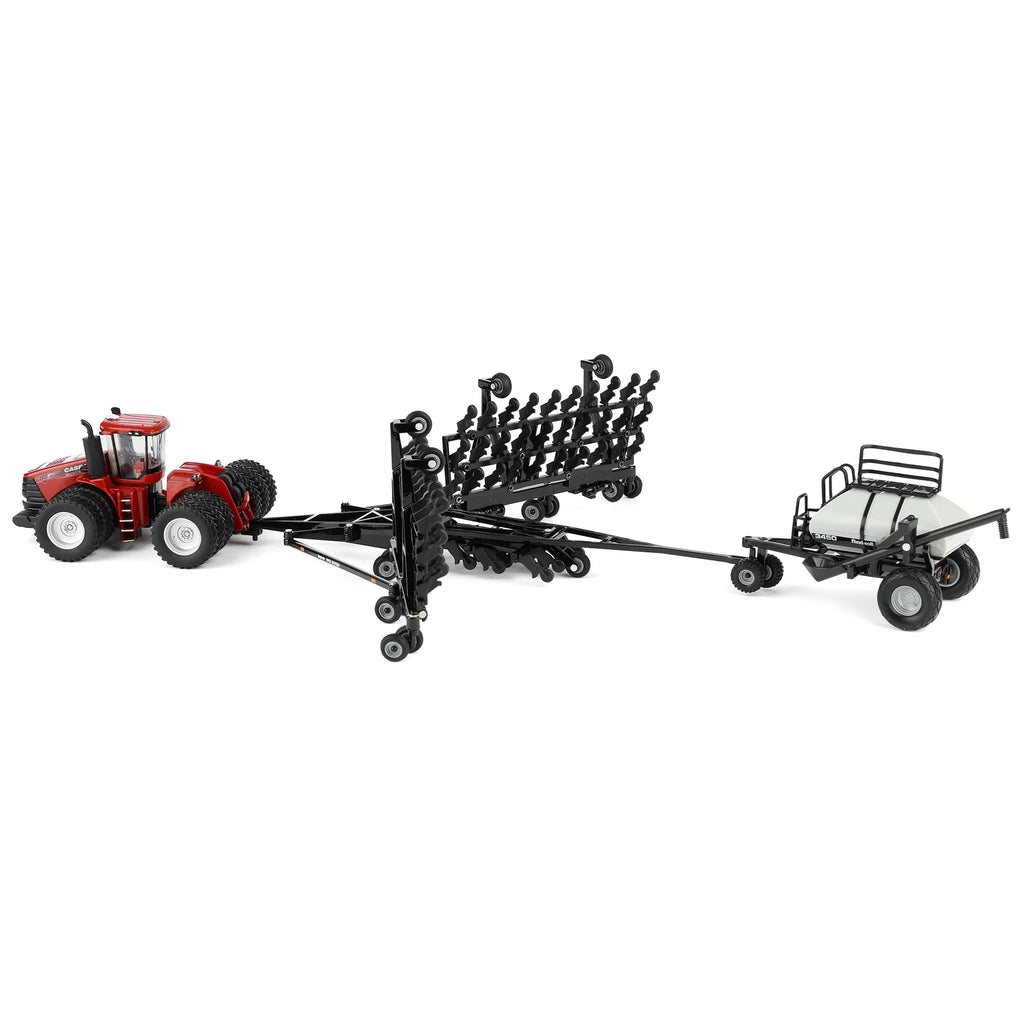 Case IH Steiger 600 HD Tractor w/ Flexi-Coil PD5700 Air Seeder & 3450 Cart Diecast 1:64 Scale Model - ERTL ZFN44468