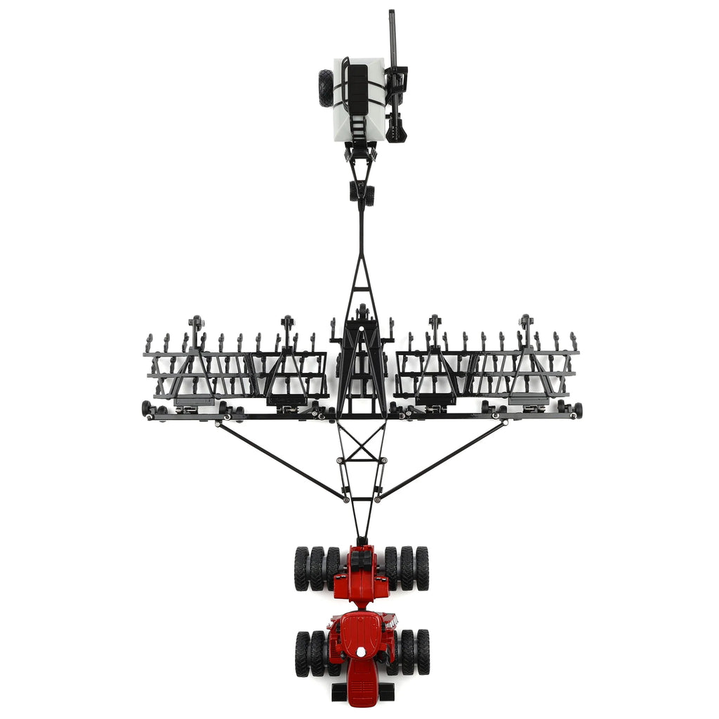 Case IH Steiger 600 HD Tractor w/ Flexi-Coil PD5700 Air Seeder & 3450 Cart Diecast 1:64 Scale Model - ERTL ZFN44468